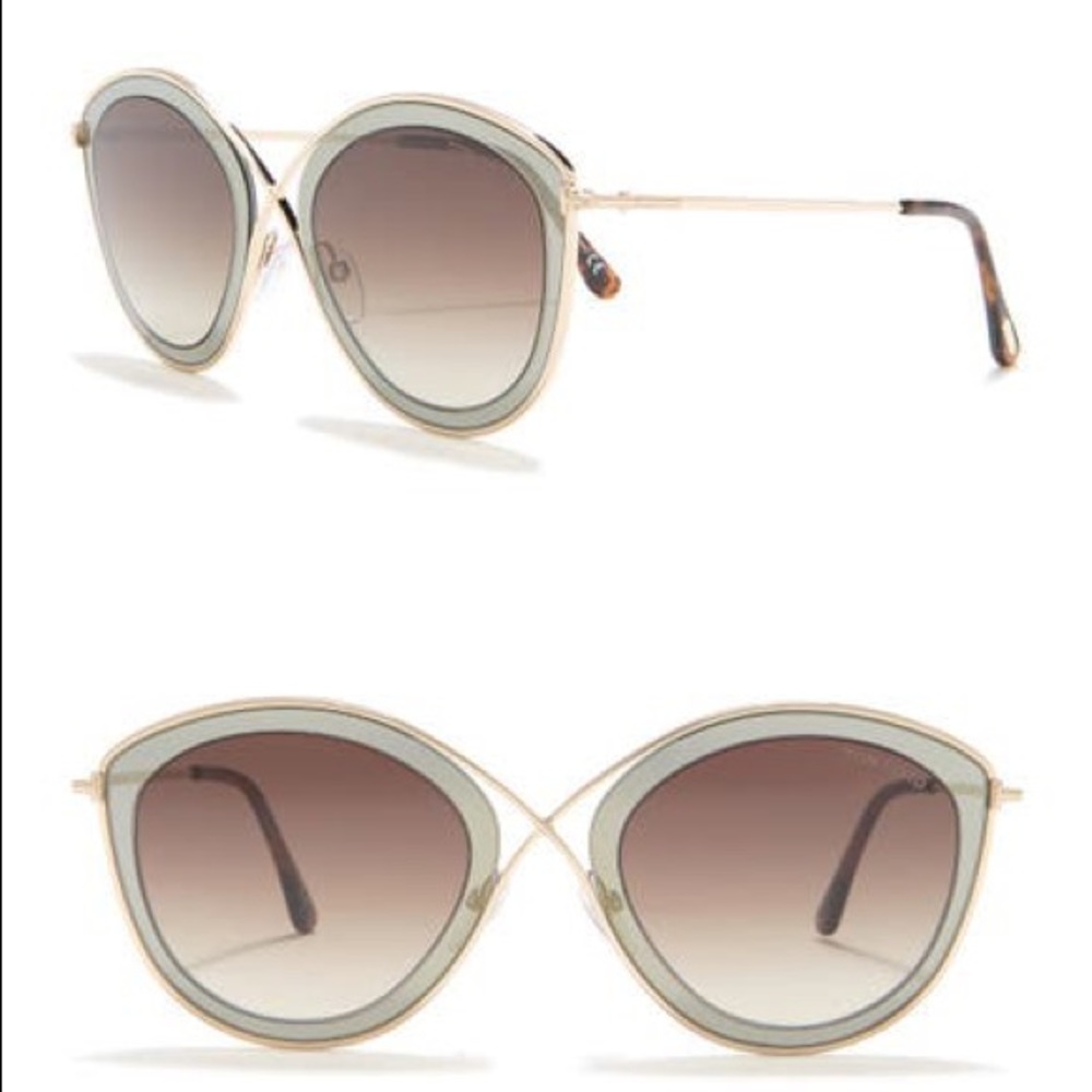 Tom Ford Sacha 55 mm Cat Eye Sunglasses